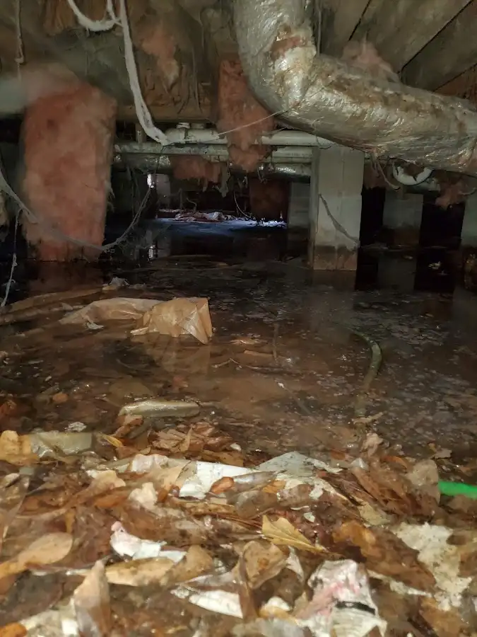 Crawl space flood assessment for Commercial Water Damage Restoration in State College